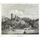 Libštejn (hrad), Liblín - Liebstein, kamenorytina, Medau, 1845