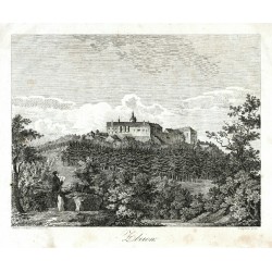 Zbiroh - Zbirow, kamenorytina, Medau, 1845
