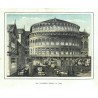 Praha - Novoměstské divadlo, Das Neustädter Theater in Prag, litografie, 1880