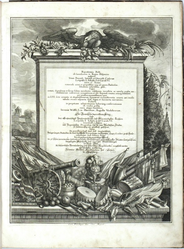 Spanischer Erbfolgekrieg - Repraesentatio Belli, ob successionem in Regno Hispanico, Decker, Wolff, 1725