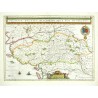 Poitou, France - Pictaviae Ducatus Descriptio, copperplate map, Blaeu, 1634
