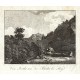 Praha, Šárecké údolí - Eine Parthie aus der Scharka bei Prag, mědirytina, 1819