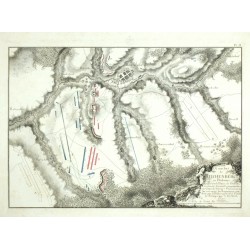Liberec, Bitva u Liberce, 1757, Sedmiletá válka - Combat de Reichenberg, mědirytina, 1770
