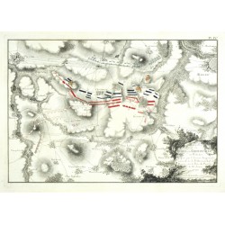 Kolín, Bitva u Kolína, 1757, Sedmiletá válka - Bataille de Kolin ou de Chotzemitz, mědirytina, 1770