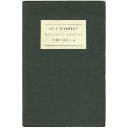 Dva dopisy Máchova bratra Michaela - Michal Václav Mácha, Hyperion, 1925