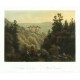 Jezeří - Schloss Eisenberg. Hrad Eisenberk, litografie, August Haun, 1860