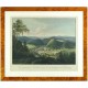 Karlovy Vary - Vue générale de Carlsbad, obrysový lept, Hammer, Arnold, 1830