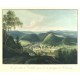 Karlovy Vary - Vue générale de Carlsbad, obrysový lept, Hammer, Arnold, 1830