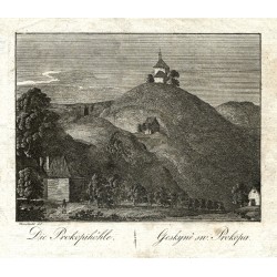 Praha, Prokopské údolí - Die Prokopihöhle. Geskyně sw. Prokopa, mědirytina, Morstadt, Hyllos, 1820