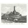 Skalka - Die Ruine Skalka, kamenorytina, Medau, 1845