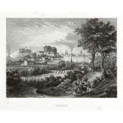 Brno - Brünn, ocelorytina, 1840