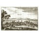 Kaiserslautern - KeysersLautern, copperplate engraving, Merian, 1645 - Old maps for sale