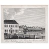 Karlovy Vary - Das Mühlbadhaus in Carlsbad, mědirytina, Pluth, 1819