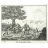 Praha, Bitva u Štěrbohol - Schlacht bei Prag, litografie, Neue Bildergallerie, 1833