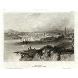 Sydney, Austrálie, ocelorytina, 1840