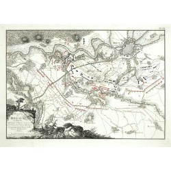 Vratislav, Bitva u Vratislavi, 1757, Sedmiletá válka - Bataille de Breslau, mědirytina, 1770