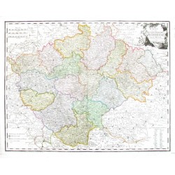 Karte von dem Königreiche Böheim nach Müller neu verzeichnet