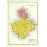 Čechy, Lužice - Royaume de Boheme et Marquisat de Lusace, mědirytina, mapa, Bonne, 1762