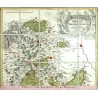 Přerovsko - Marchionatus Moraviae Circulus Preroviensis, mědirytina, mapa, Mueller, Homann, 1720