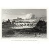 Praha - Karlův most a Hradčany - Die Kleinseite mit dem Hradschin in Prag, ocelorytina, Lange Poppel, 1835