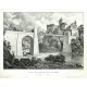 Loket, řetězový most - Neue Kettenbrücke über die Eger bei Elbogen, litografie, Gurk, Wolf, 1830-40