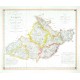Morava - Charte von Maehren, mědirytina, mapa, Kindermann, 1802