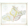 Morava - Charte von Maehren, mědirytina, mapa, Kindermann, 1802