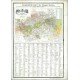 Loketsko - Geognostische Karte des elbogner Kreises, geologická mapa, litografie, 1842
