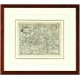 Morava - Moravia, mapa, mědirytina, Mercator, Hondius, 1613