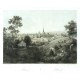 Plzeň - litografie, Haun, 1860. Pilsen