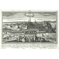Cheb - Egra. Eger, mědirytina, Werner, Engelbrecht, 1750