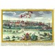 Olomouc - Prospect der Statt Ollmütz, mědirytina, Werner, Engelbrecht, 1740