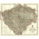 Karel Kořistka - mapa Čech, General-Karte des Königreiches Böhmen, 1860