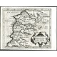 Morroco - Marocchi Regnum, copperplate map, Mercator, Atlas Minor, Hondius, 1607