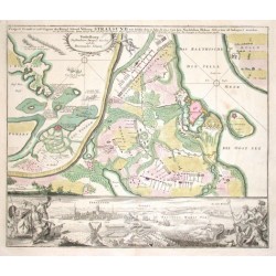 Prospect, Grundris und Gegent der Königl. Schwed. Vestung Stralsund wie solche den 15 July 1715 von den Nordischen Hohen