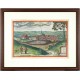 Polná - Polna vulgo Polm, mědirytina, Braun, Hogenberg, 1617