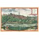 Znojmo - Znaymum vulgo Znaym, mědirytina, Braun, Hogenberg, 1617