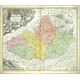 Morava - Tabula Generalis Marchionatus Moraviae, mědirytina, mapa, Müller, Homann, 1720