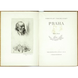Vrchlický - Praha. Výbor básní, Otto, 1928, lepty T. F. Šimon