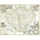 Čechy - Theatre de la Guerre en Boheme, mědirytina, mapa, Le Rouge, 1741