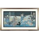 Utagawa Kunisada II. - triptych - barevné dřevoryty, 1865