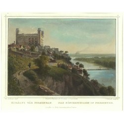 Bratislava - Das Königsschloss in Pressburg, ocelorytina, Rohbock, Umbach, 1860