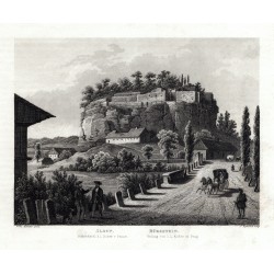 Hrad Sloup, ocelorytina, Mikovec, 1865