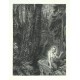 Max Švabinský - Satyr zpívá hymnus na les, litografie, 1944