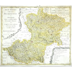 Bechyňsko - Regni Bohemiae Circulus Bechinensis, mapa, Müller, Homann, 1773