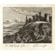 Teplice, Doubravská hora - Das Schlossberg bey Teplitz, mědirytina, Hyllos, 1820