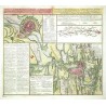 Praha - Cheb, Kriegs - Expeditions - Carte, mědirytina, Homannovi dědicové, 1743