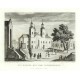 Praha, Petřín, Kostel sv. Vavřince - Die Kirche aus dem Lorenzberge, ocelorytina, Haase, 1830