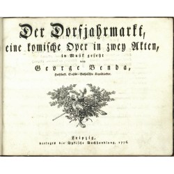 Jiří Antonín Benda - Der Dorfjahrmarkt - Vesnický trh, 1776