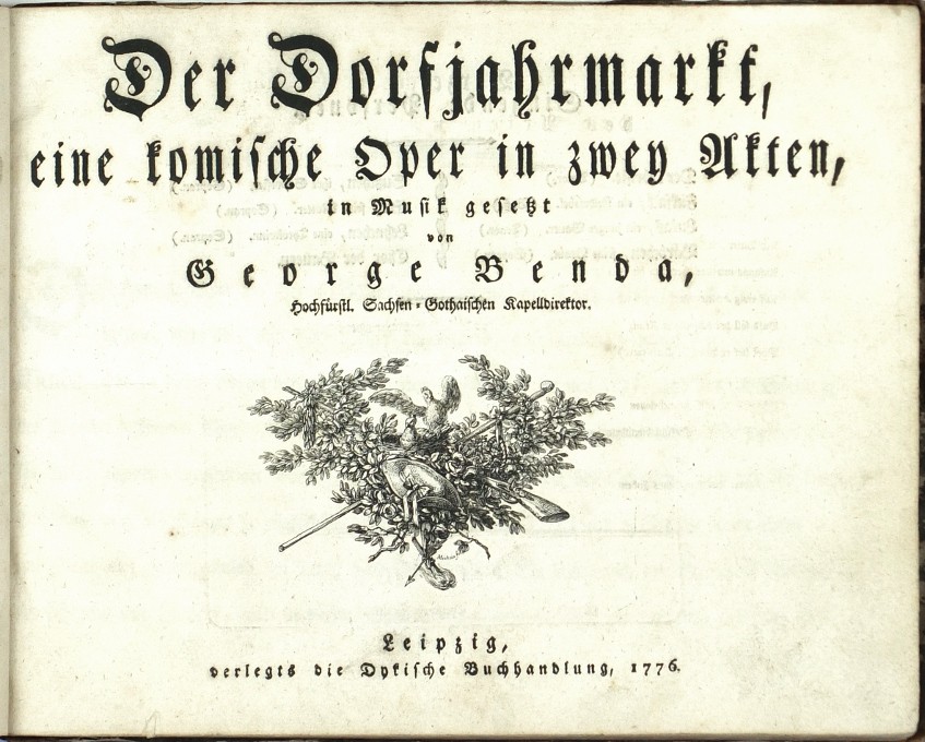 Jiří Antonín Benda - Der Dorfjahrmarkt - Vesnický trh, 1776